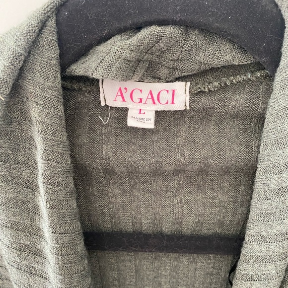 Women’s Olive Green Cardigan - Picture 3 of 3